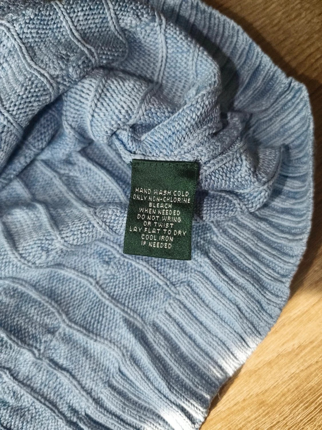 Pull Lauren Ralph Lauren torsadé col en v soie manches longues maille gris Femme taille M – Ralph Lauren – taille M / 38 / 10 3
