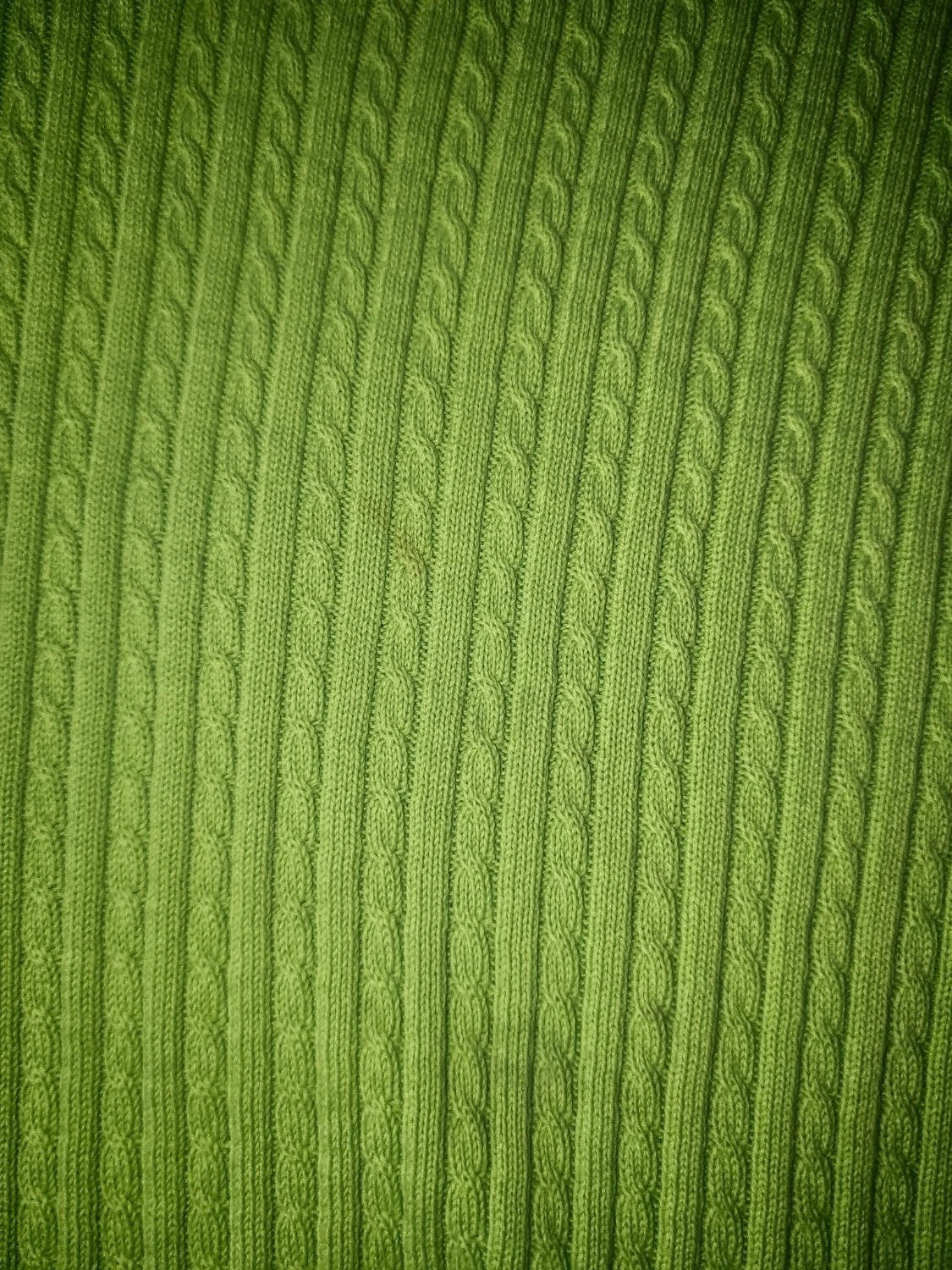 Pull Ralph Lauren torsadé col en v mailles manches longues vert Femme taille L – Ralph Lauren – taille L / 40 / 12 4