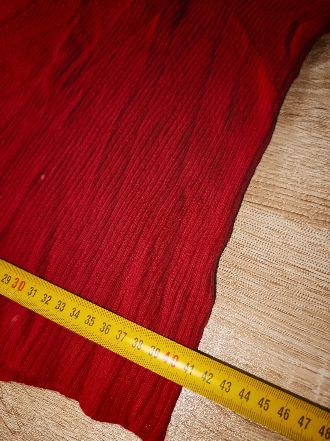 Pull Ralph Lauren col roulé maille côtelée manches longues logo brodé rouge Femme taille M – Ralph Lauren – taille M / 38 / 10 4