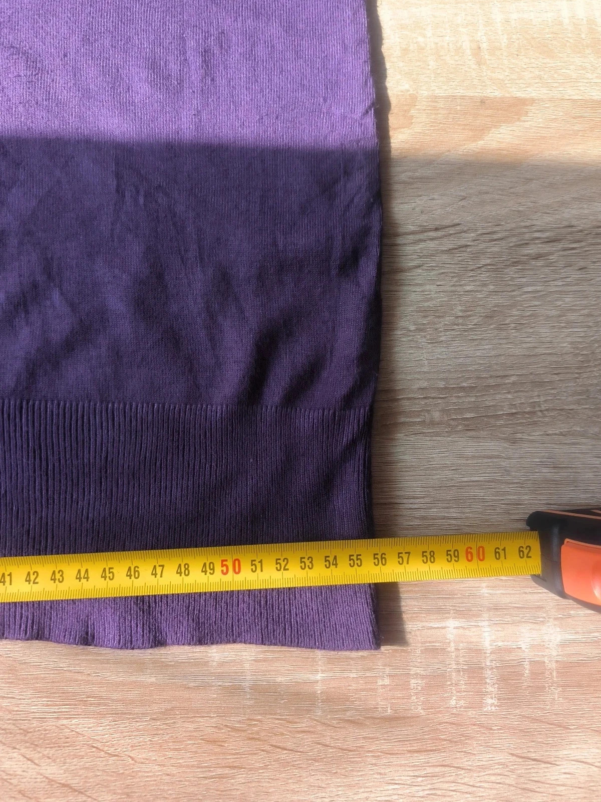 Pull Lauren Ralph Lauren Taille XL Violet / Pourpre (100% Coton Mercerisé & Col V Drape) Fine Maille – Ralph Lauren – taille XL / 42 / 14 5