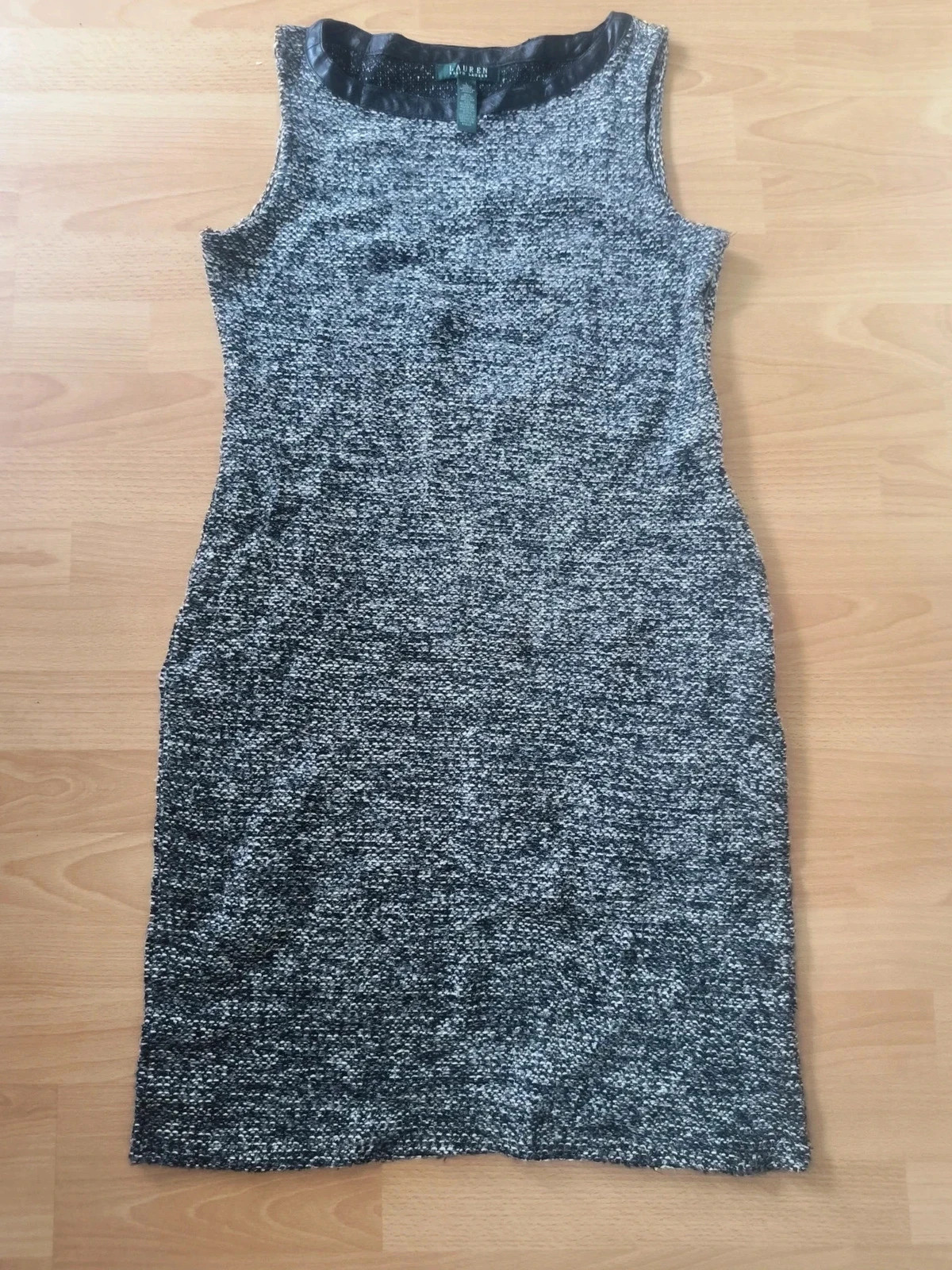 Taille L – Robe Lauren Ralph Lauren noir & blanc bouclée