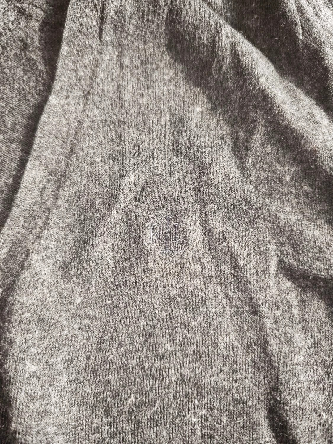 Gilet Lauren Ralph Lauren chic cardigan maille boutons coton Laine et cachemire gris Femme taille L – Ralph Lauren – taille L / 40 / 12 5