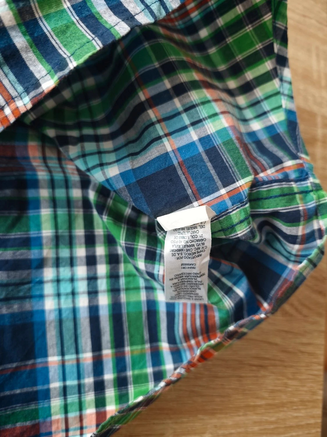 Chemise CHAPS carreaux boutons logo brodé Homme Taille XXXL – CHAPS – taille XXXL 4