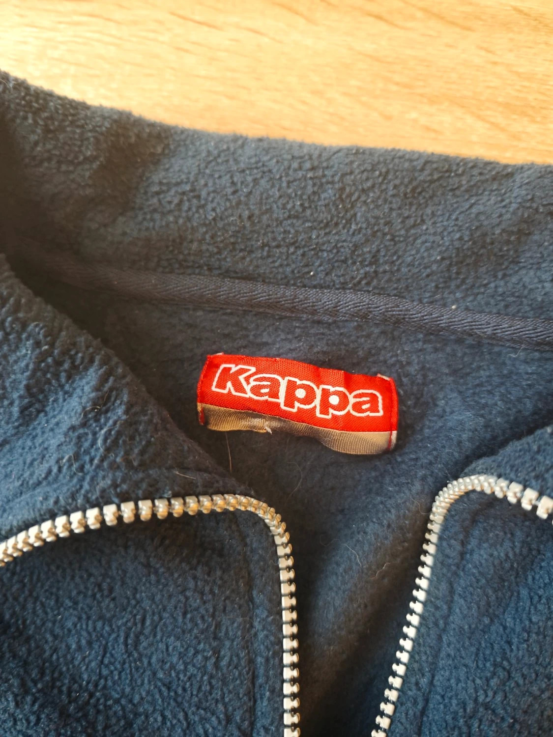 Veste polaire Kappa zippé logo brodé bleu marine Homme taille XL – Kappa – taille XL 3