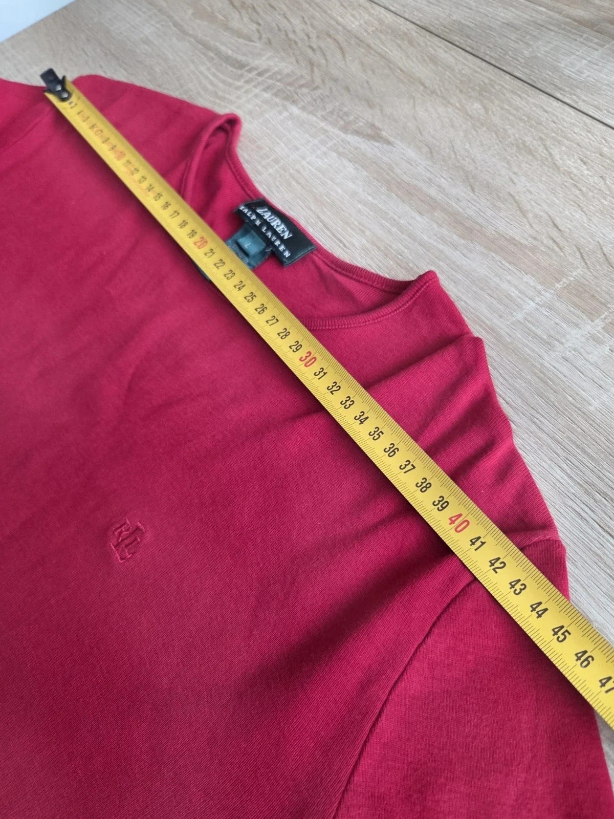 Lauren Ralph Lauren – pull manches longues rouge bordeaux – Taille L – Ralph Lauren – taille L / 40 / 12 5