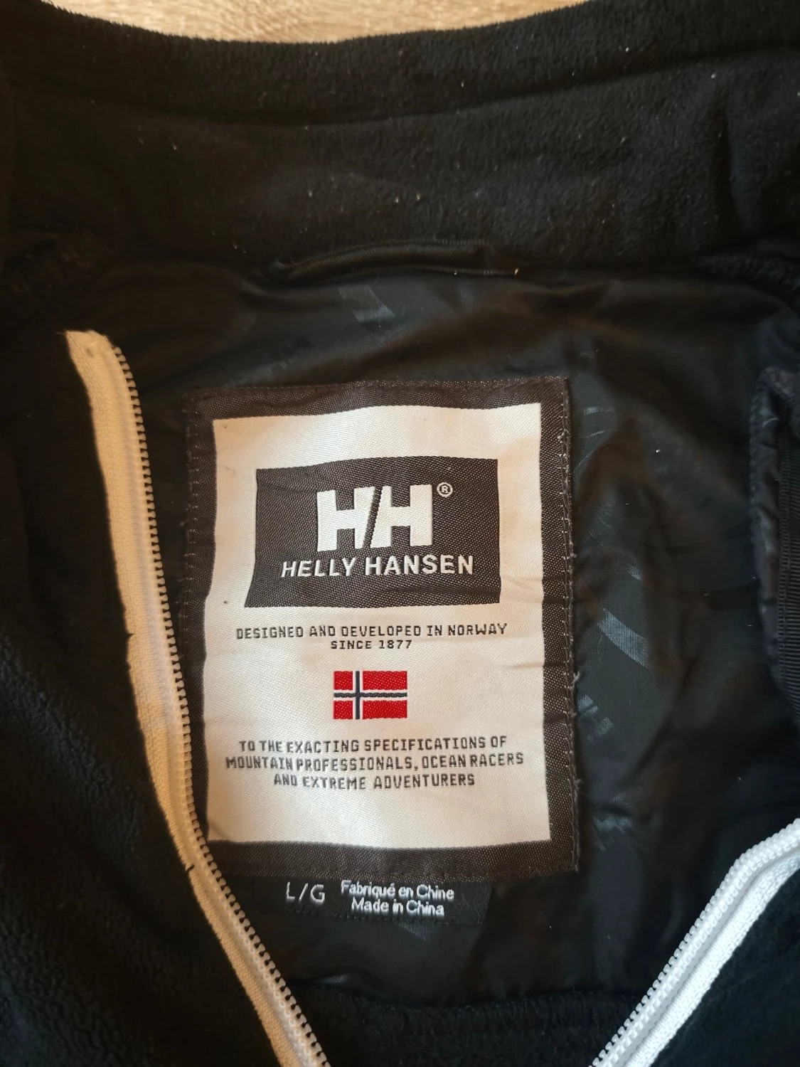 Veste polaire Helly Hansen zippée col montant poches zippées logo brodé noir Homme taille L – Helly Hansen – taille L 3