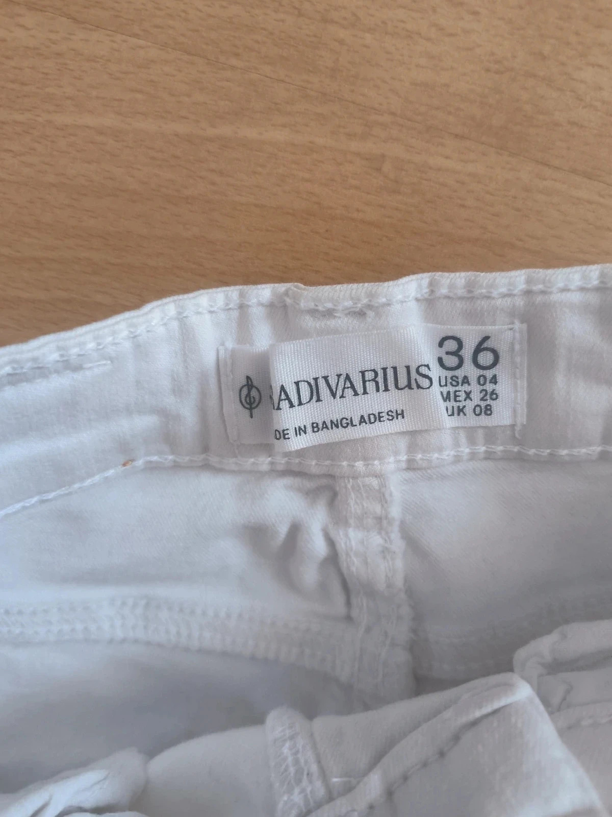 Jean skinny Stradivarius taille haute blanc – Taille 36 – Très bon état – Stradivarius – taille S / 36 / 8 3