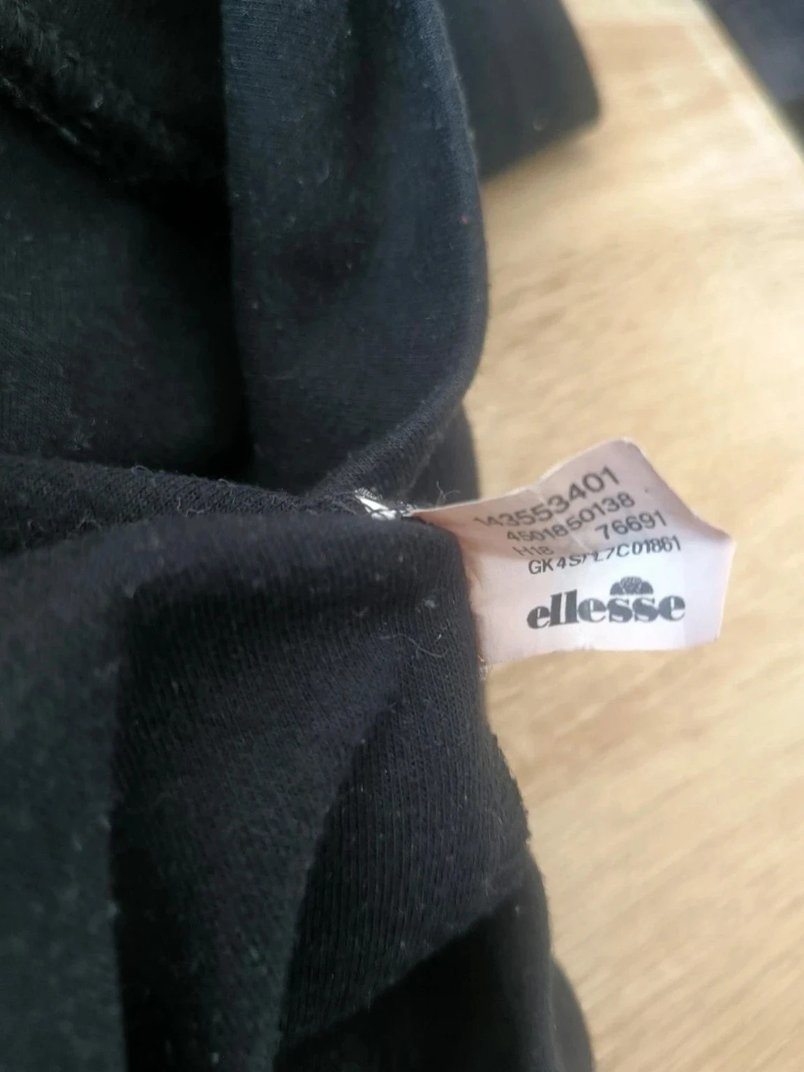 Sweat Ellesse Italia à capuche zippé noir taille M – Ellesse – taille M 4