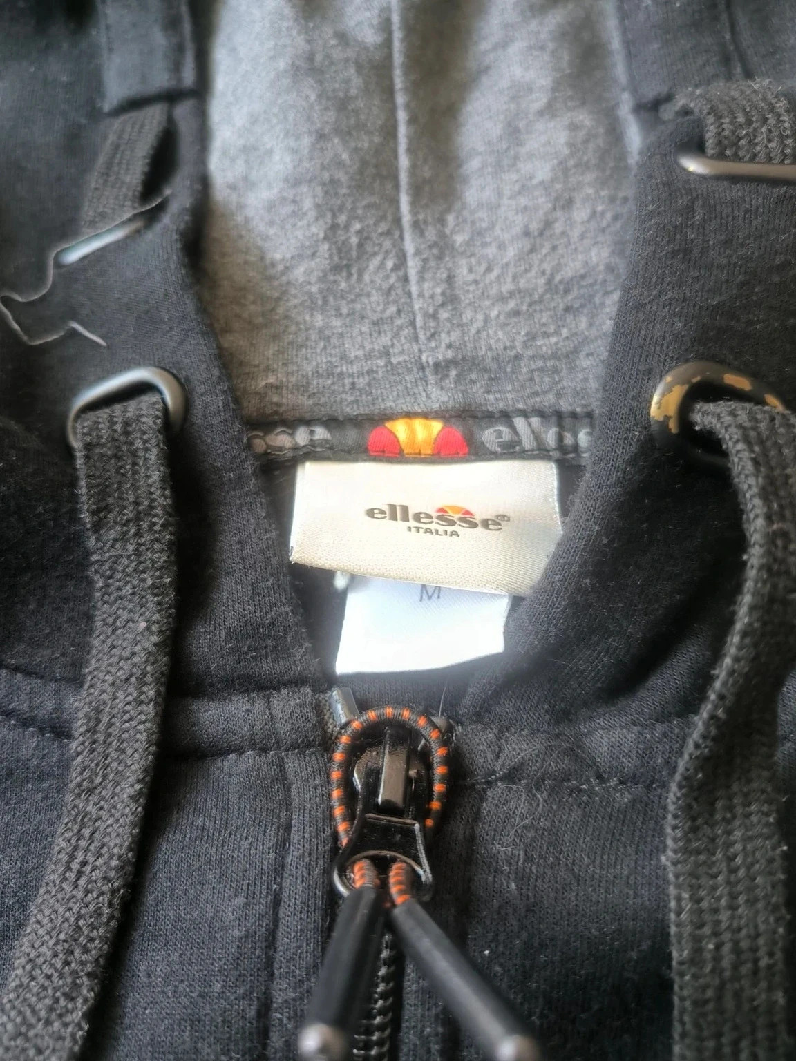 Sweat Ellesse Italia à capuche zippé noir taille M – Ellesse – taille M 3