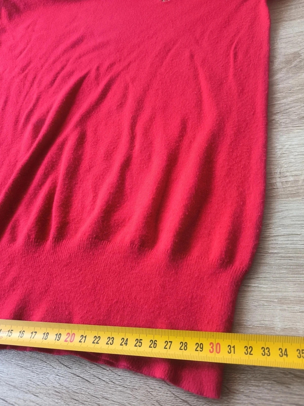 Pull Ralph Lauren Rouge Col Roulé RL Brodé Coton Mercerisé Vintage Taille S – Ralph Lauren – taille S / 36 / 8 4