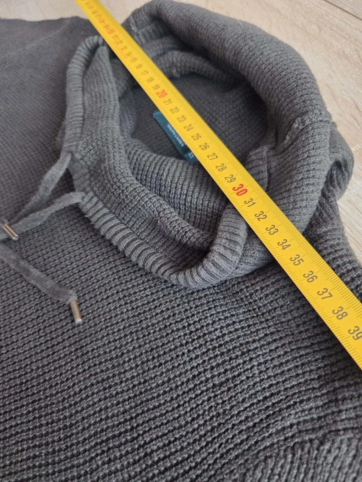 Pull gris anthracite Lauren Ralph Lauren col cheminée – Taille M – Ralph Lauren – taille M / 38 / 10 4
