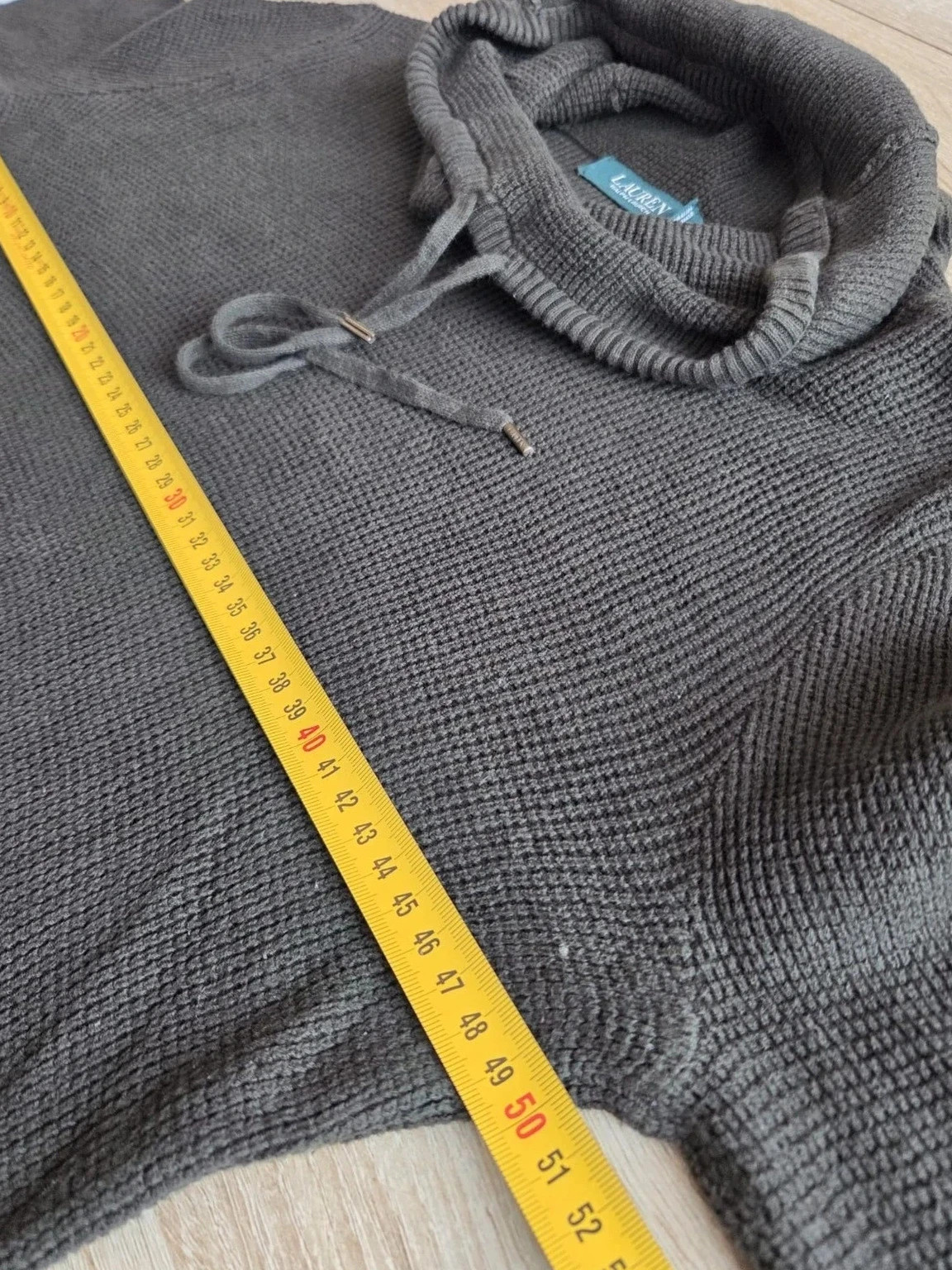 Pull gris anthracite Lauren Ralph Lauren col cheminée – Taille M – Ralph Lauren – taille M / 38 / 10 5