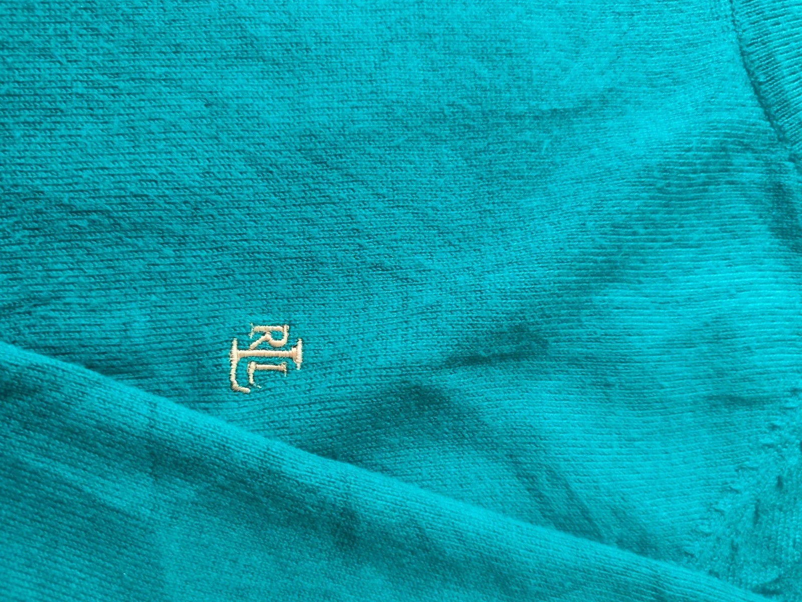 Pull Lauren Ralph Lauren vert émeraude – 100 % coton mercerisé – Taille M – Ralph Lauren – taille M / 38 / 10 5
