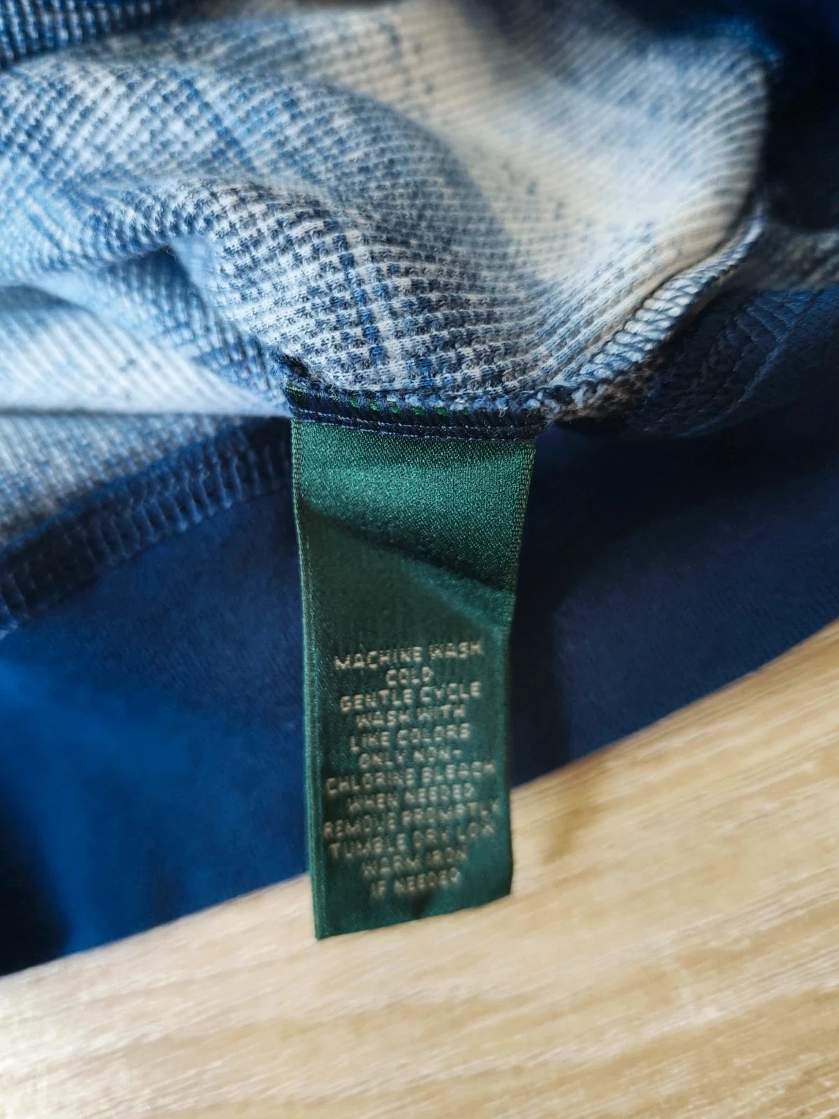 Pull Femme Ralph Lauren Active Rayé Bleu Marine Vintage L – Ralph Lauren – taille L / 40 / 12 5