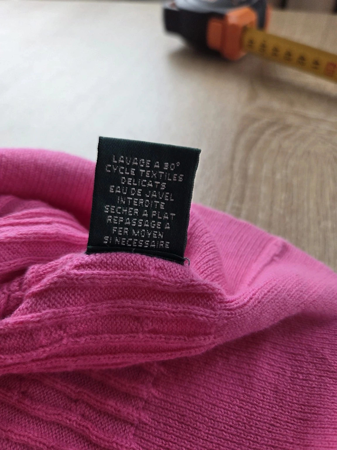 Lauren Ralph Lauren – Pull torsadé rose fuchsia en coton – Taille M – Ralph Lauren – taille M / 38 / 10 4