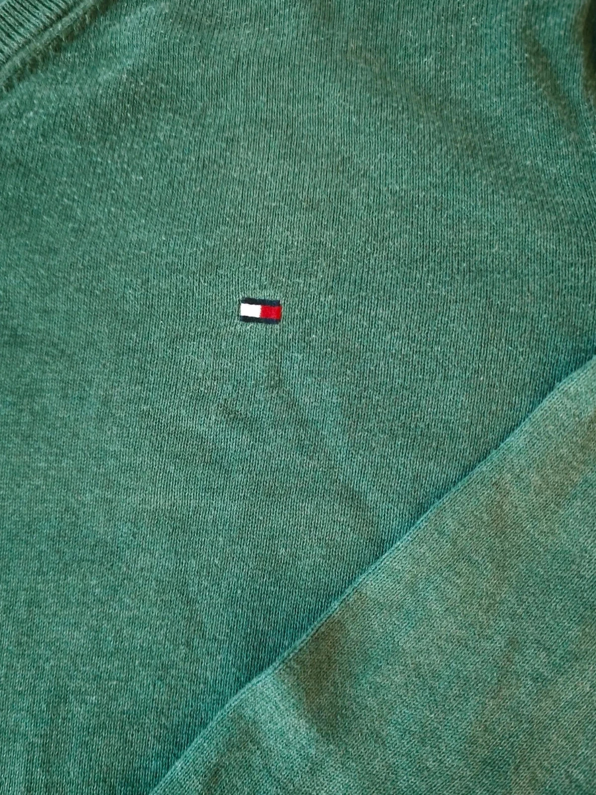 Pull col V Tommy Hilfiger – Taille XL – vert émeraude – Tommy Hilfiger – taille XL 3