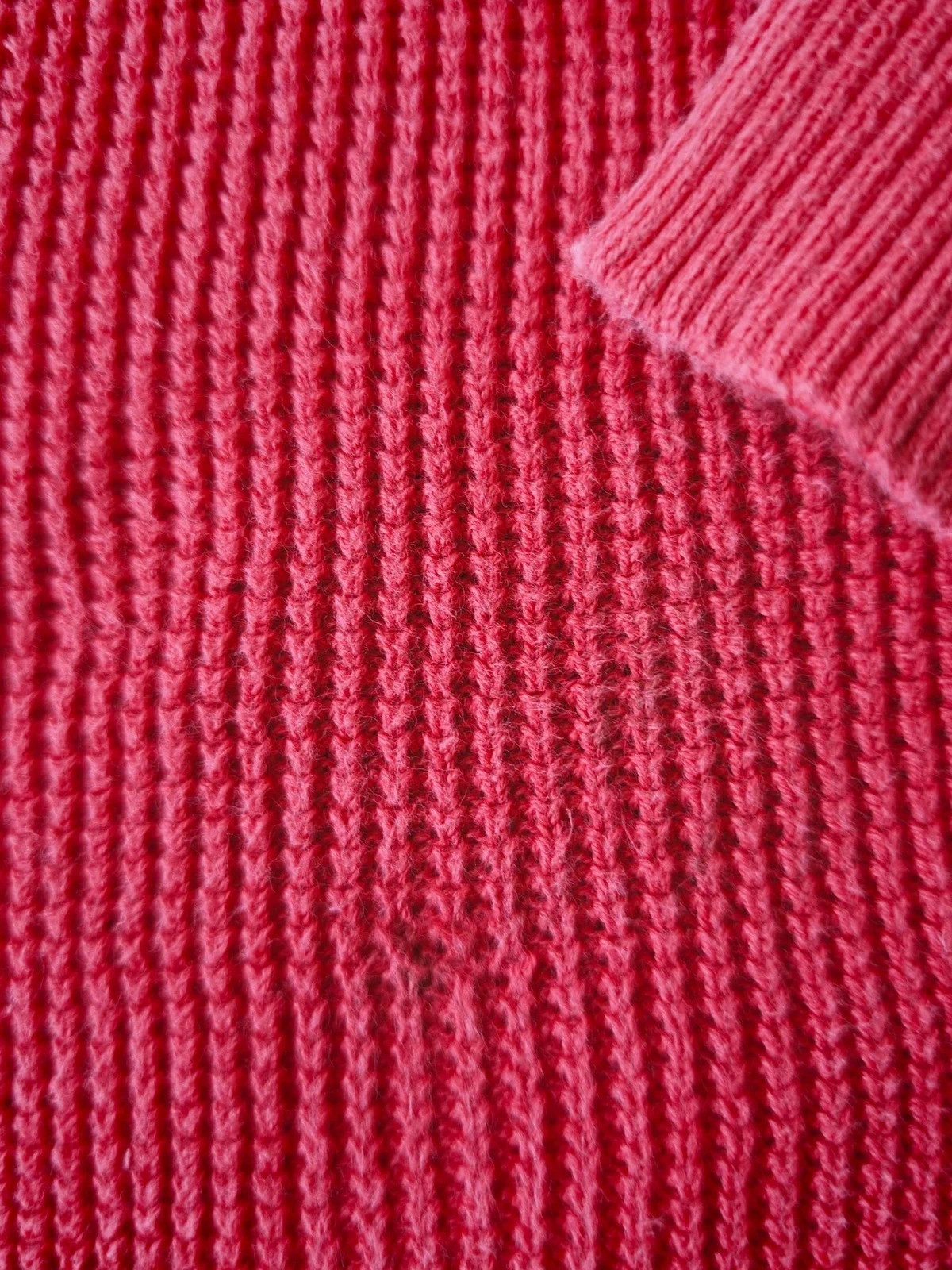 Pull à capuche Ralph Lauren Lauren en maille texturée rouge – Taille L – Ralph Lauren – taille L / 40 / 12 3