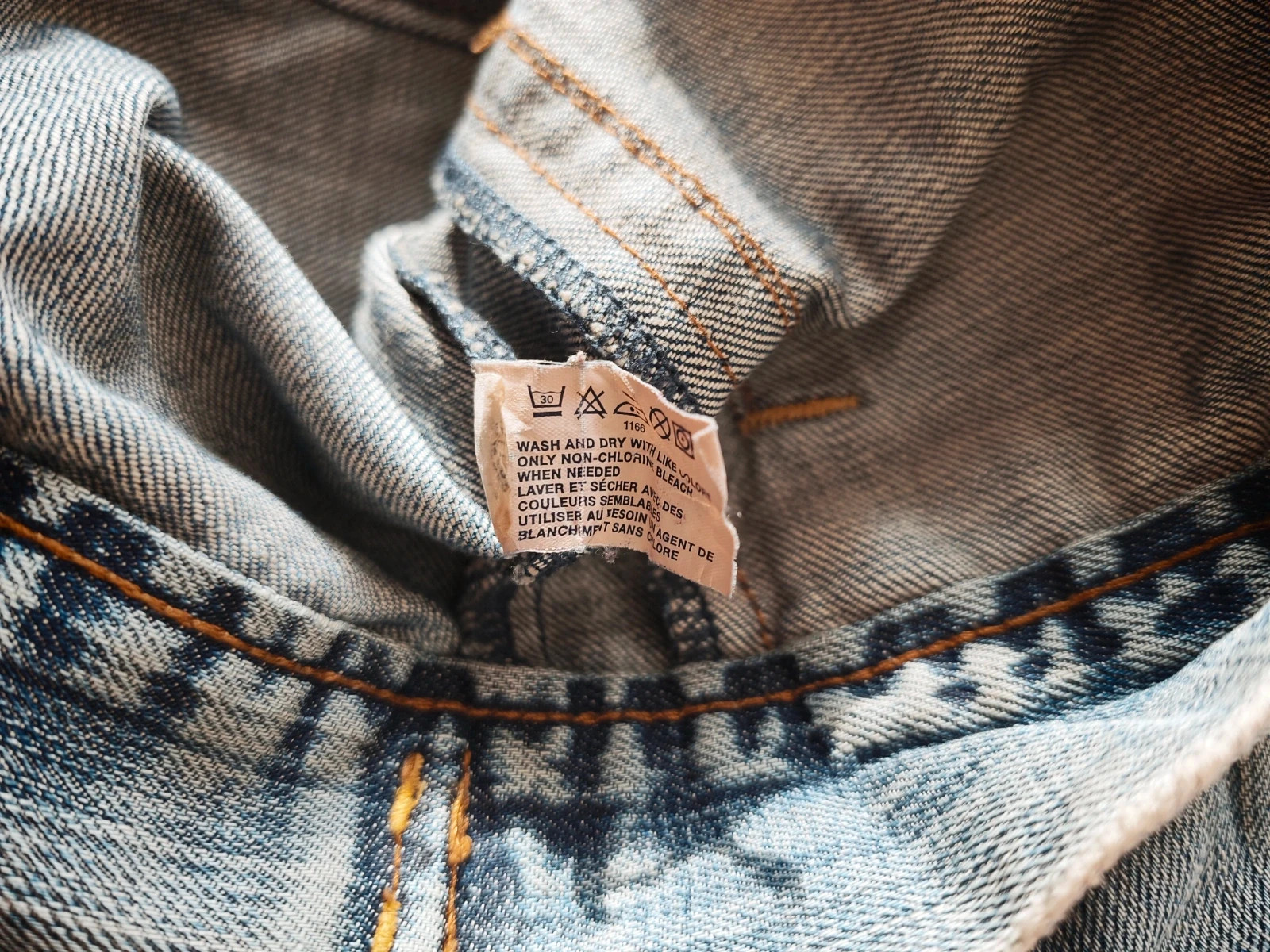 GAP – Veste en jean bleu délavé vintage – Taille S/P – GAP – taille S / 36 / 8 5
