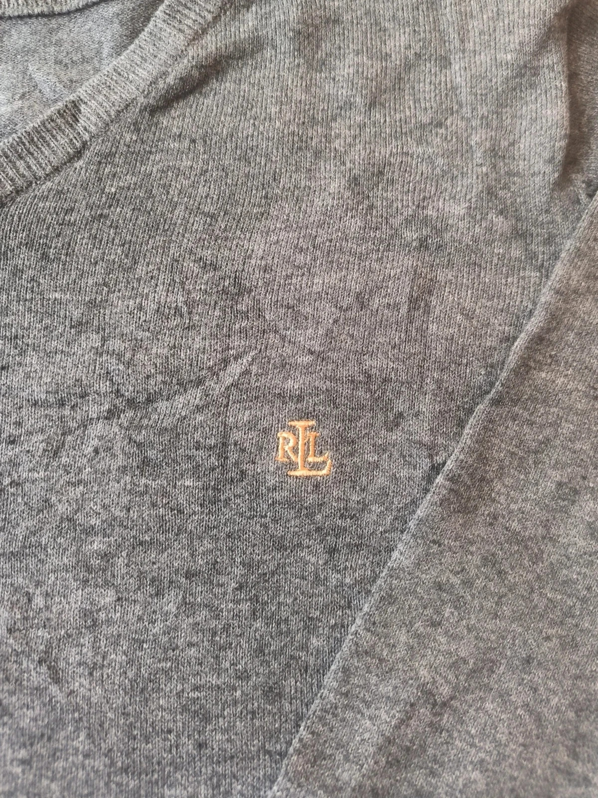 Pull gris Lauren Ralph Lauren – en coton mercerisé – Taille M – Ralph Lauren – taille M / 38 / 10 2