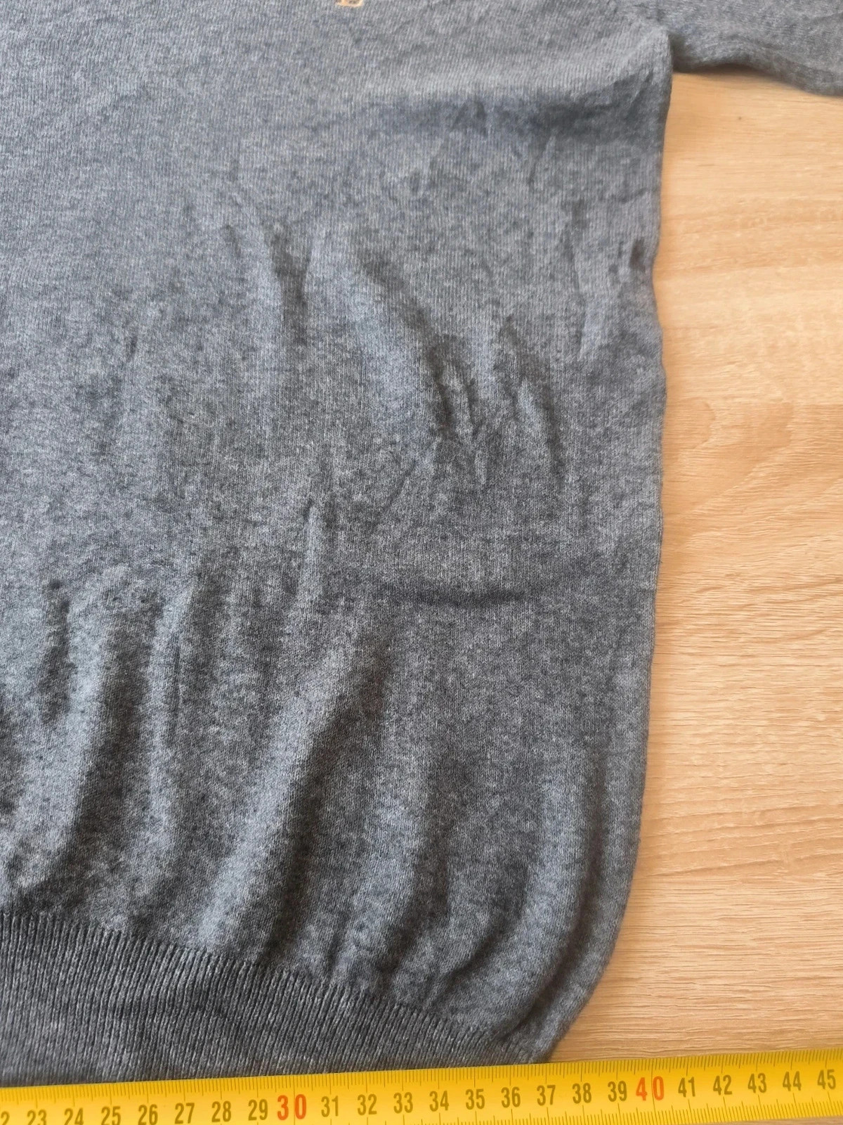 Pull gris Lauren Ralph Lauren – en coton mercerisé – Taille M – Ralph Lauren – taille M / 38 / 10 5