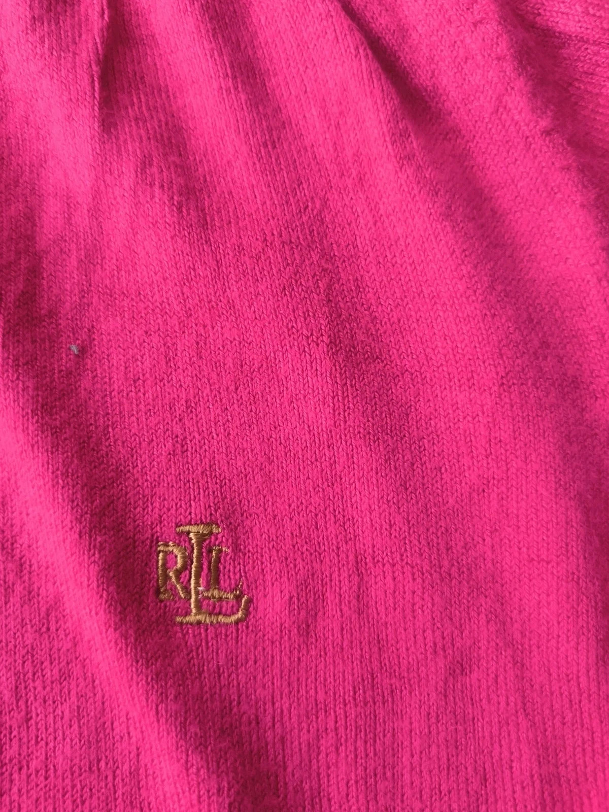 Gilet Lauren Ralph Lauren – rose fuchsia – Taille M – 100 % coton mercerisé – Ralph Lauren – taille M / 38 / 10 4
