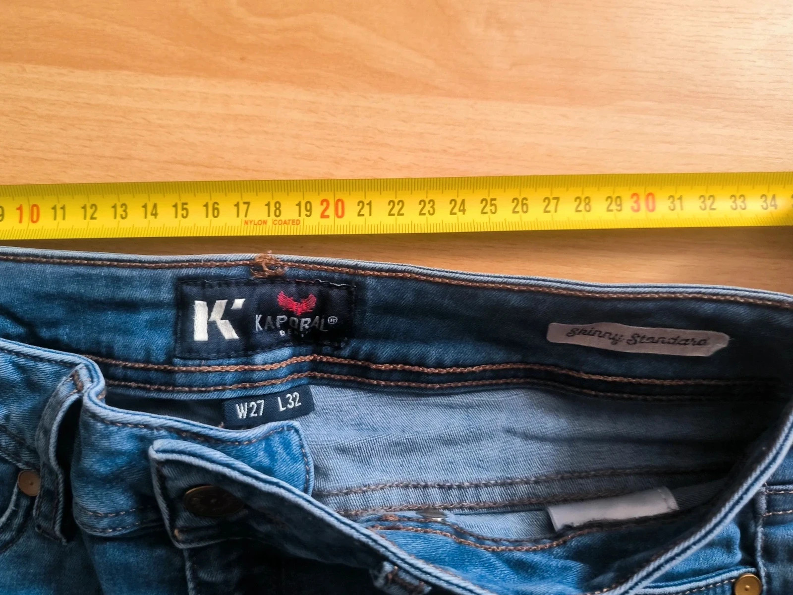 Kaporal Jean Skinny Standard – Modèle slim bleu – T36 – Très bon état