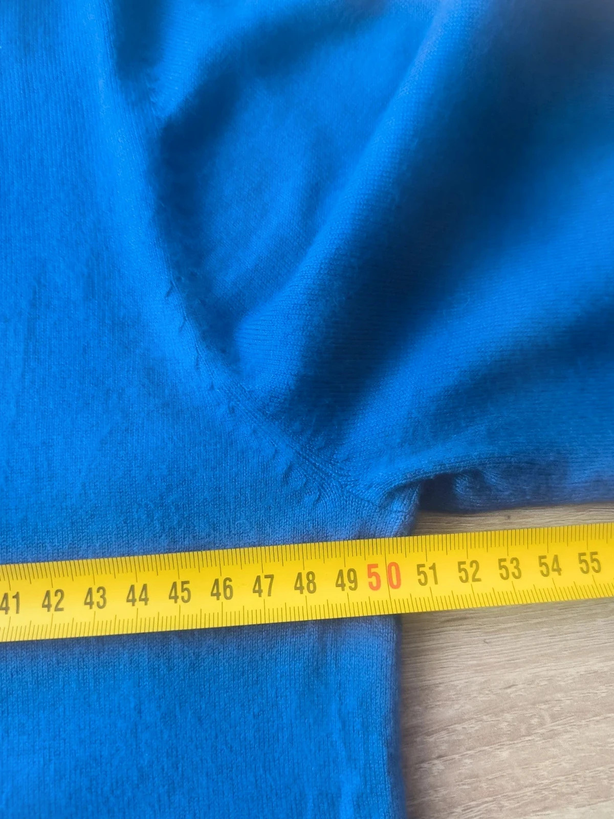 Pull Lauren Ralph Lauren fin Bleu Roi Col Volanté Coton Mercerisé M – Ralph Lauren – taille M / 38 / 10 5