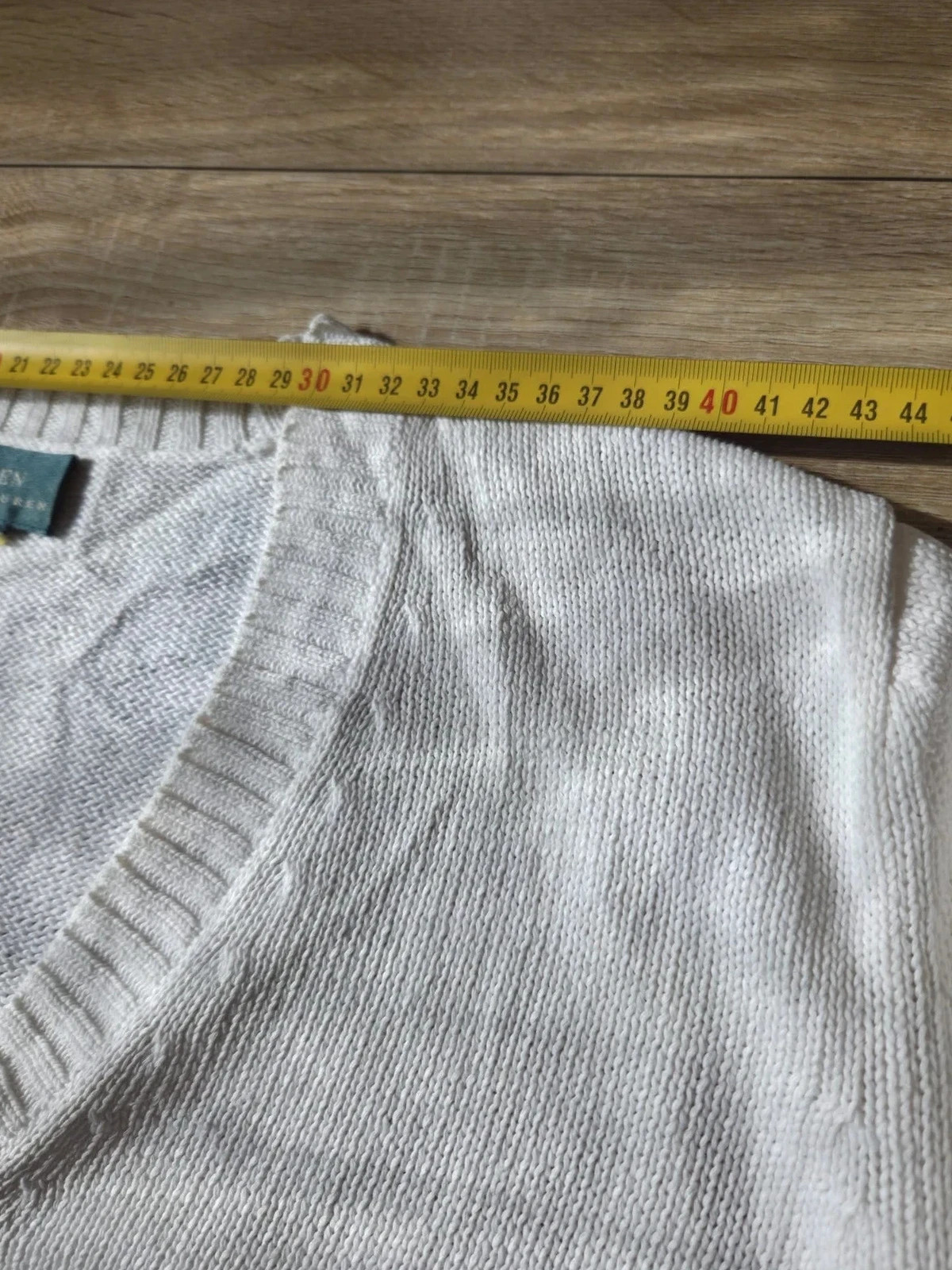 Cardigan M Lauren Ralph Lauren Maille Écru – Ralph Lauren – taille M / 38 / 10 5