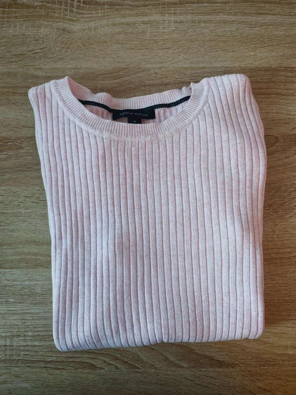 Pull Femme Rose Tommy Hilfiger Taille M Côtelé – Tommy Hilfiger – taille M / 38 / 10 4