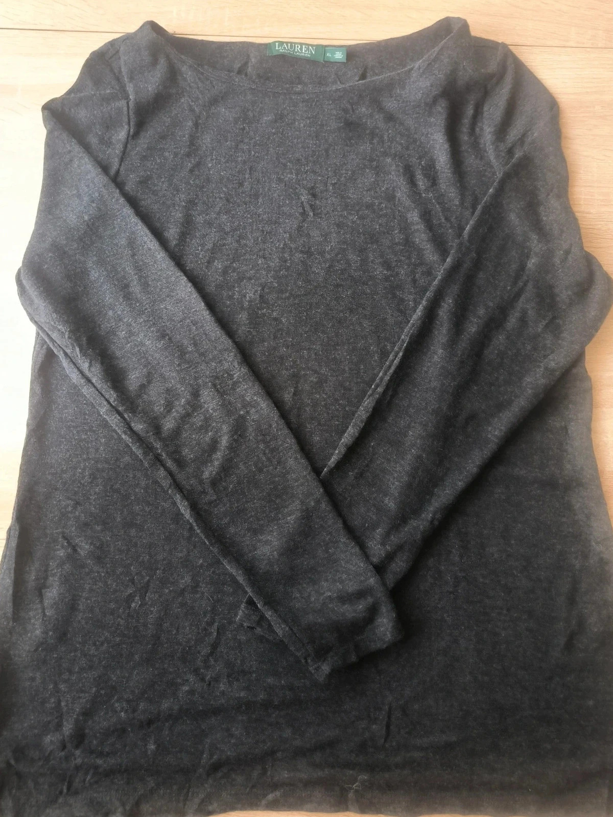 Haut Lauren Ralph Lauren noir manches longues – Taille XL