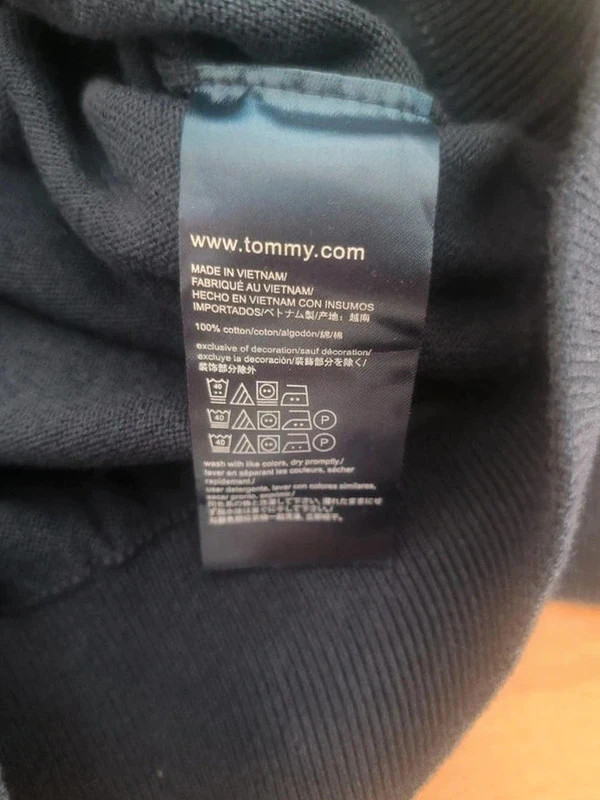 Tommy Hilfiger – Sweat noir à bande rouge logo – Taille S – Tommy Hilfiger – taille S 3