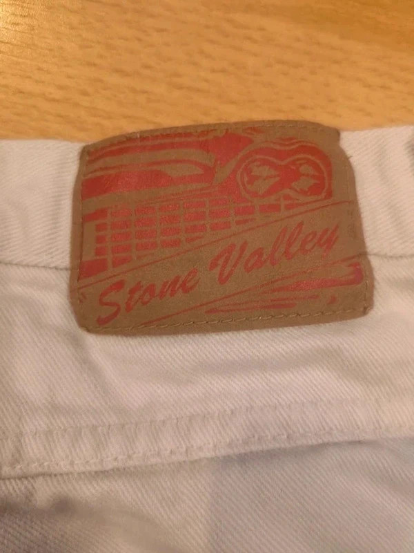 Jean blanc Stone Valley – Coupe droite vintage – Taille 42 cm à plat – Très bon état – Stone Valley – taille XL / 42 / 14 4