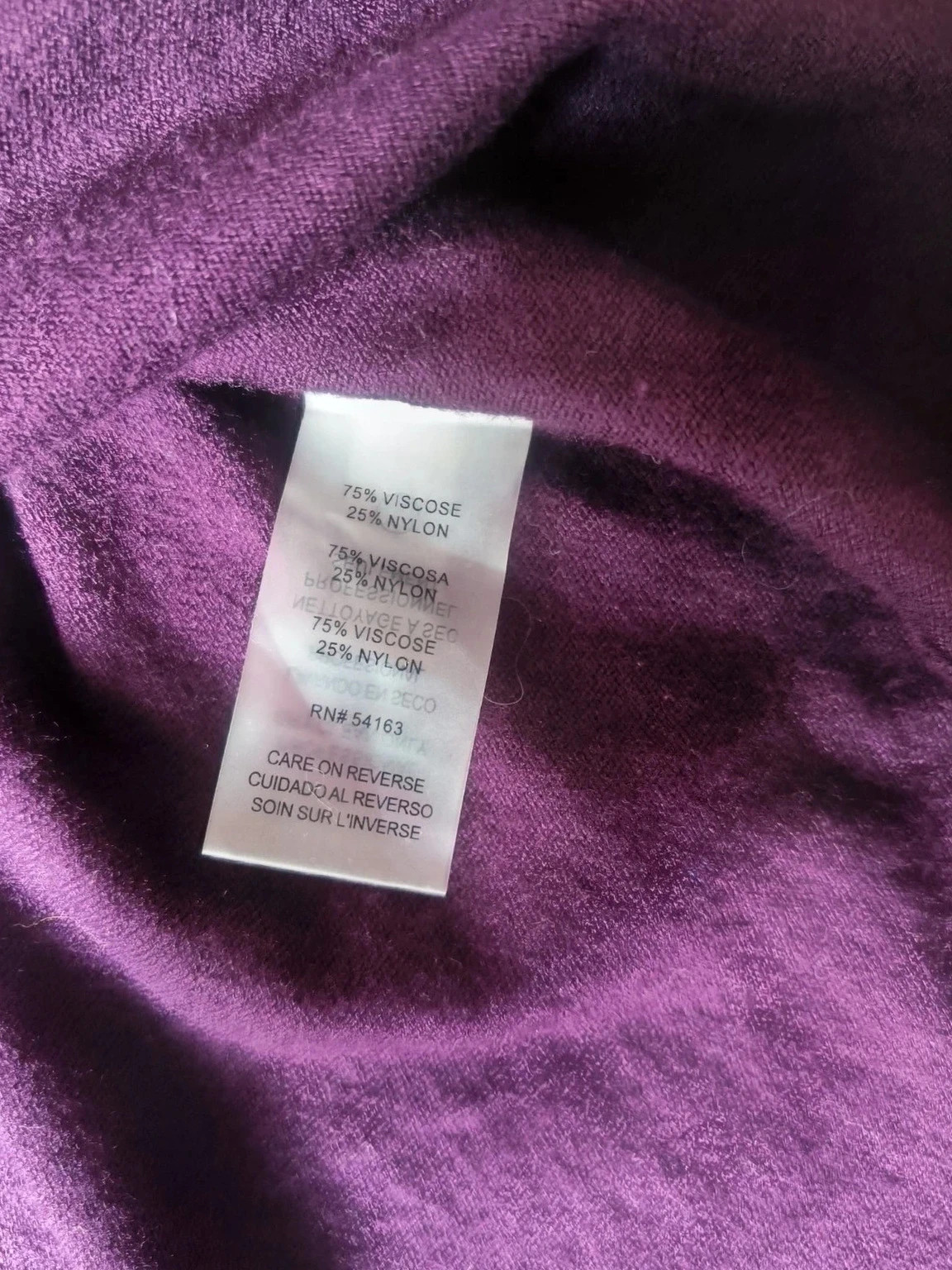 Tommy Hilfiger – Cardigan manches longues violet – Taille S – Tommy Hilfiger – taille S / 36 / 8 5