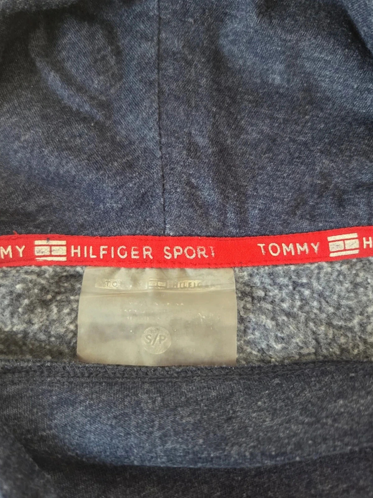 Sweat col cheminée bleu marine chiné Tommy Hilfiger – Tommy Hilfiger – taille S 2