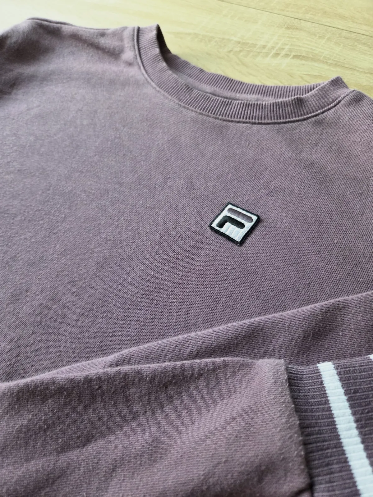 Sweat-shirt Fila rose lilas à rayures – Fila – taille S 2