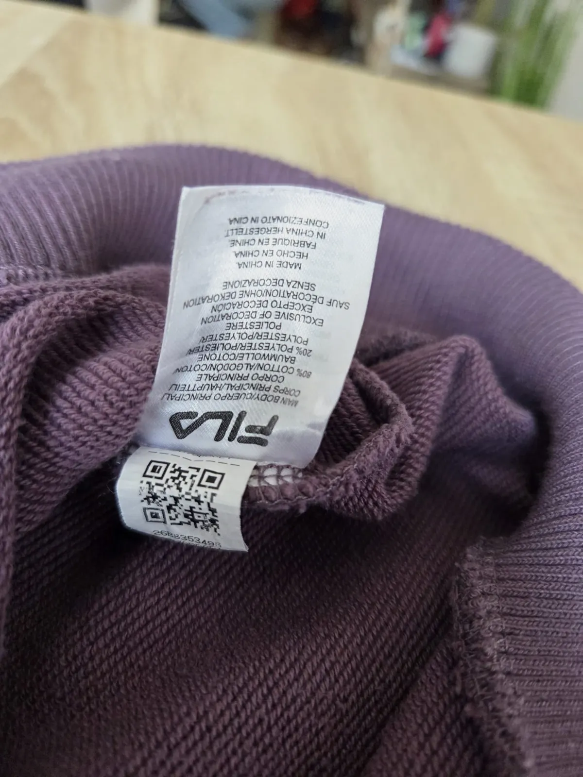 Sweat-shirt Fila rose lilas à rayures – Fila – taille S 4