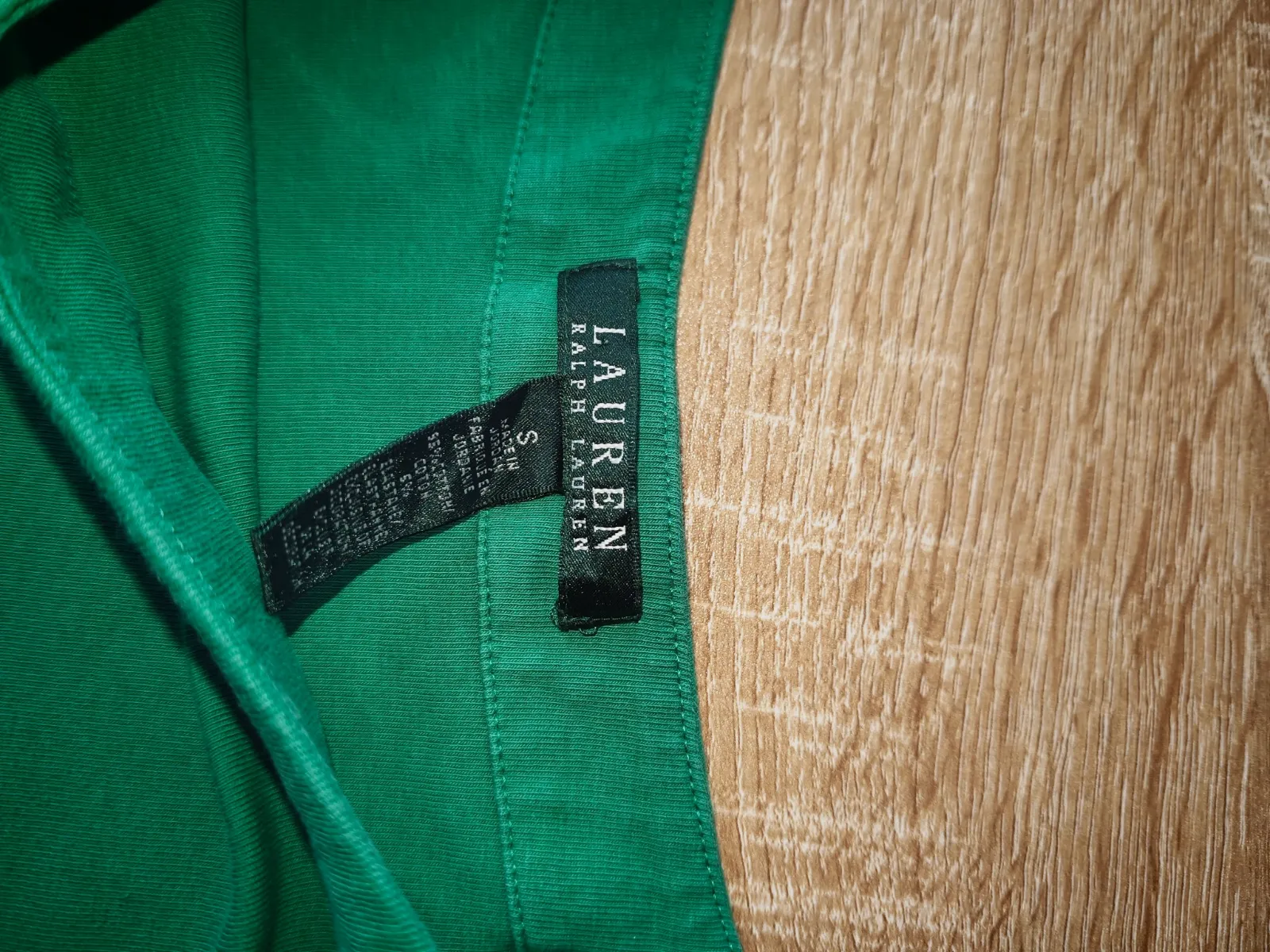 T-shirt manches longues Lauren Ralph Lauren vert – Lauren Ralph Lauren – taille S 4