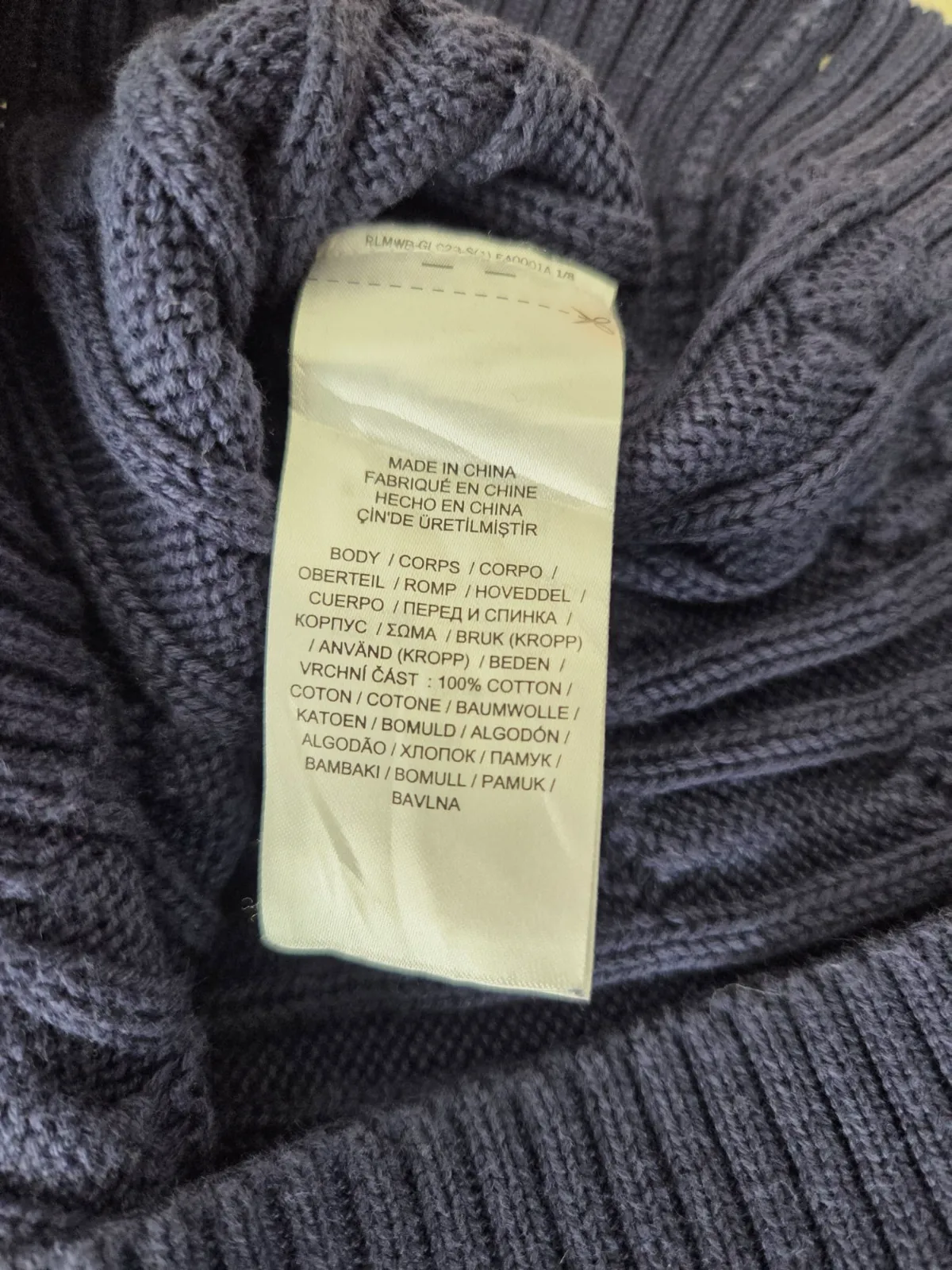 Débardeur en maille torsadée Lauren Ralph Lauren bleu marine – Ralph Lauren – taille S 8