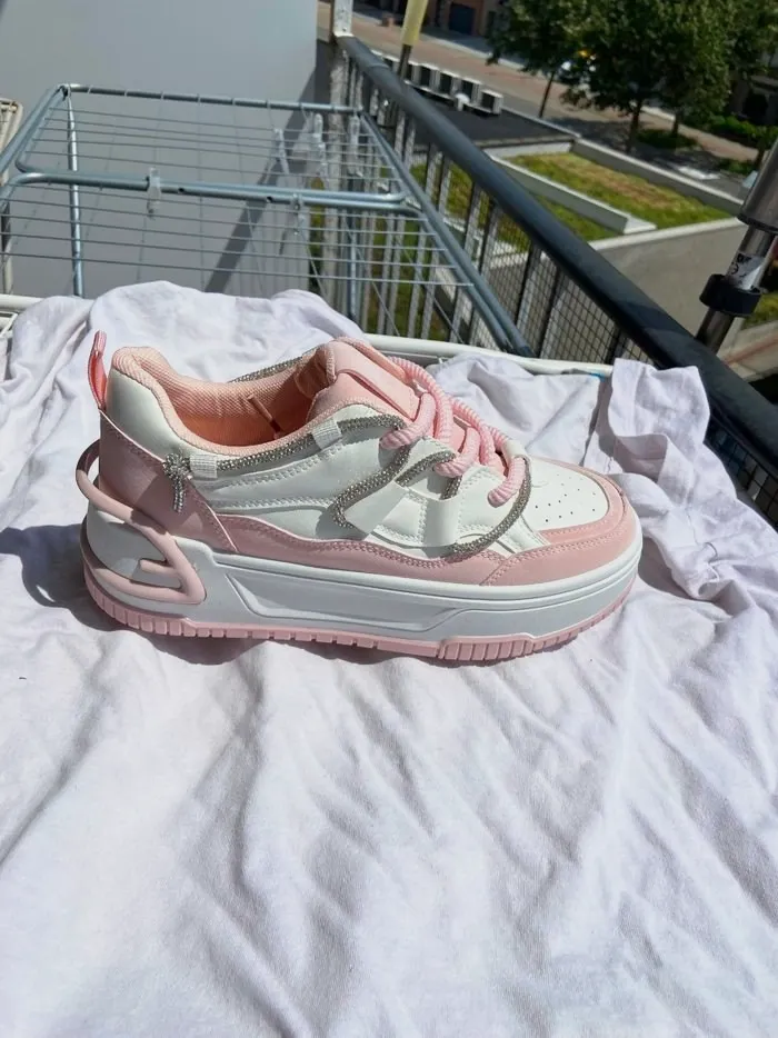 Basket femme rose 40 – Sans marque – taille EU 40 3