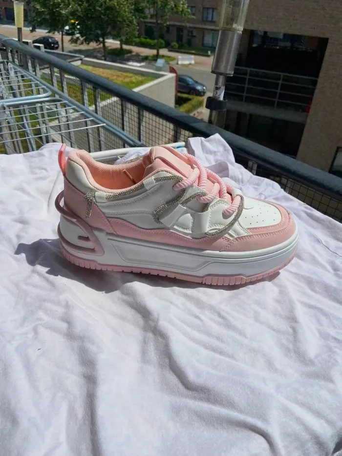 Basket femme rose 40 – Sans marque – taille EU 40 6