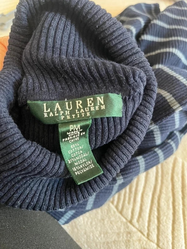 Pull à col roulé femme Ralph Lauren ( gamme petite M) – Ralph Lauren – taille M / 38 / 10 3
