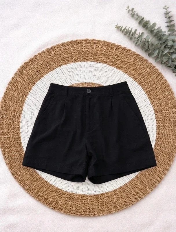 Short été leger noir / Taille 38 (M) – Shein – taille M / 38 / 10