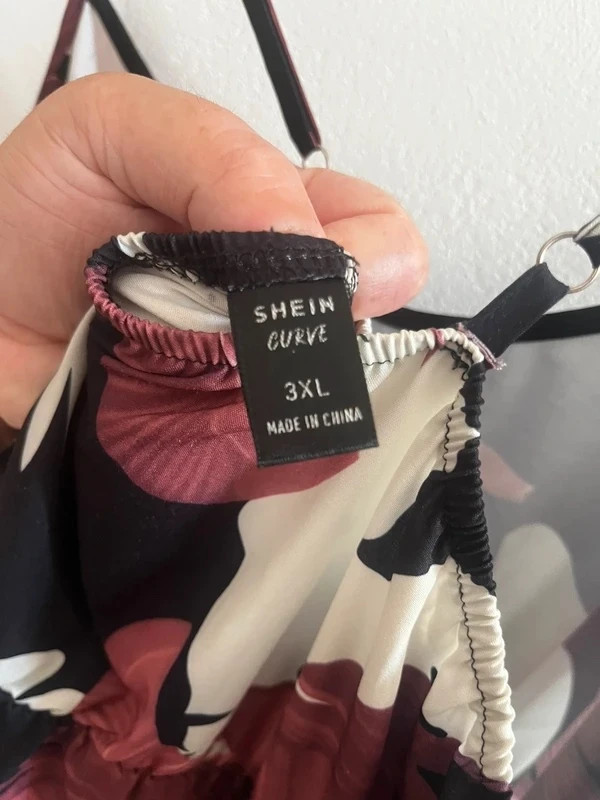 Robe été imprimé tropical / Taille 3XL -50 ( Les mesures sont dans la description) – Shein Curve – taille 4XL / 48 / 20 5