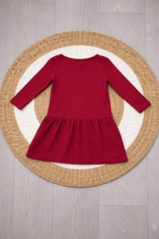 Robe Bordeaux / Tape à l’oeil - 3 ans – Tape à l'œil – taille 3 ans / 98 cm 2