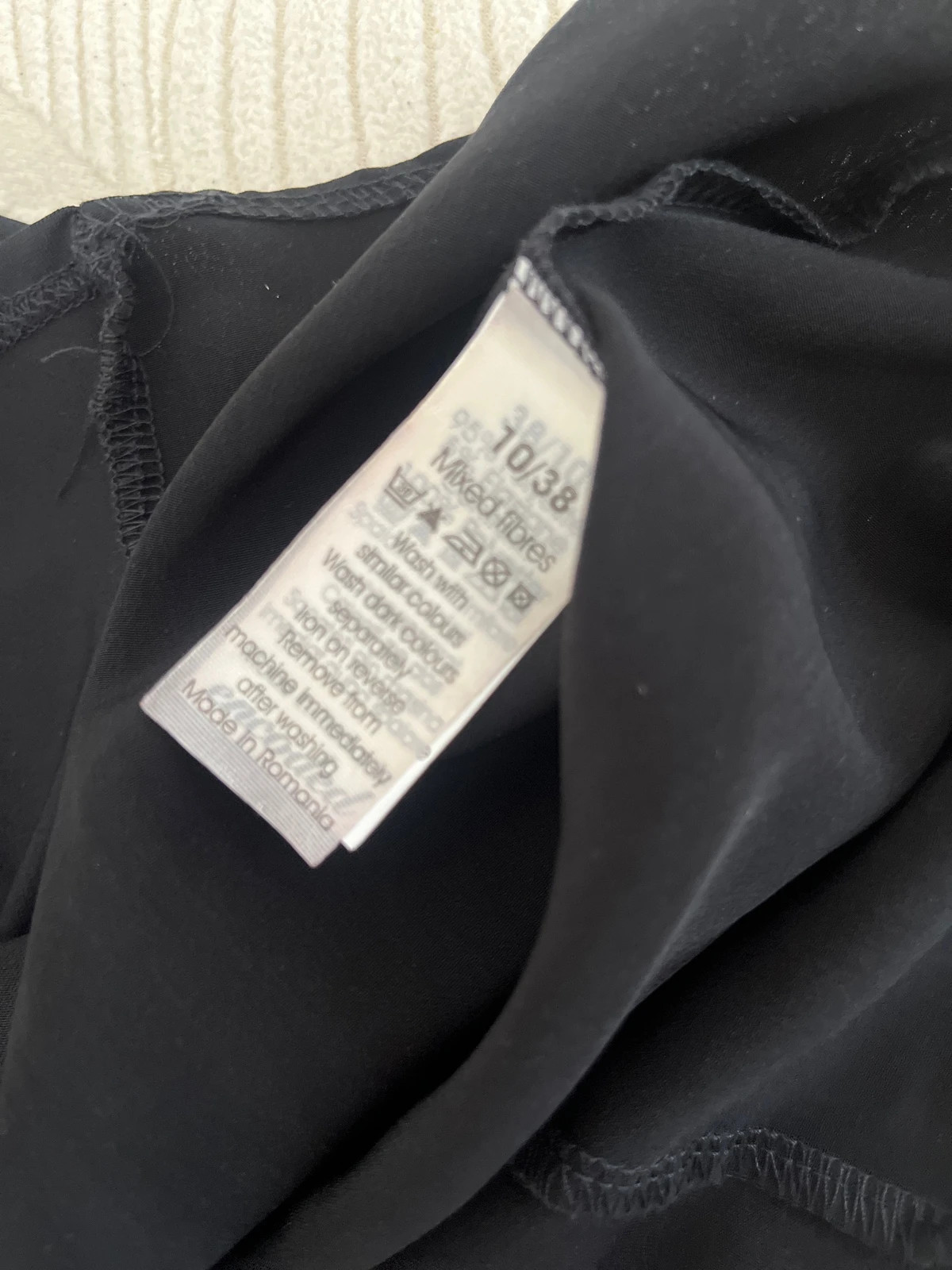 T-shirt sans manches noir – Taille 38 – Encoded – taille M / 38 / 10 5