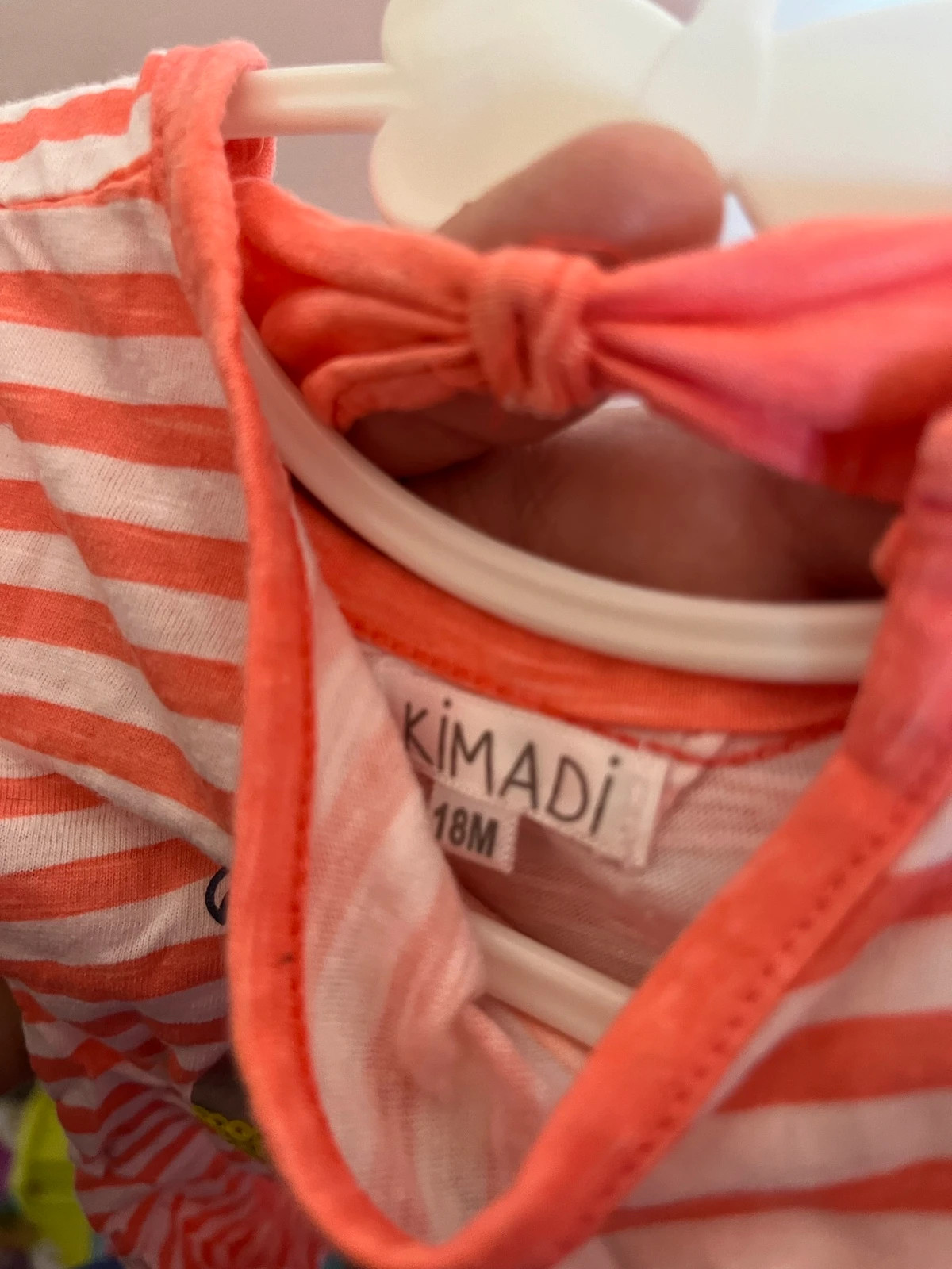 🌸 Robe / Kimadi , Taille 18 mois. ( Orange) – Kimadi – taille 12-18 mois / 80 cm 3