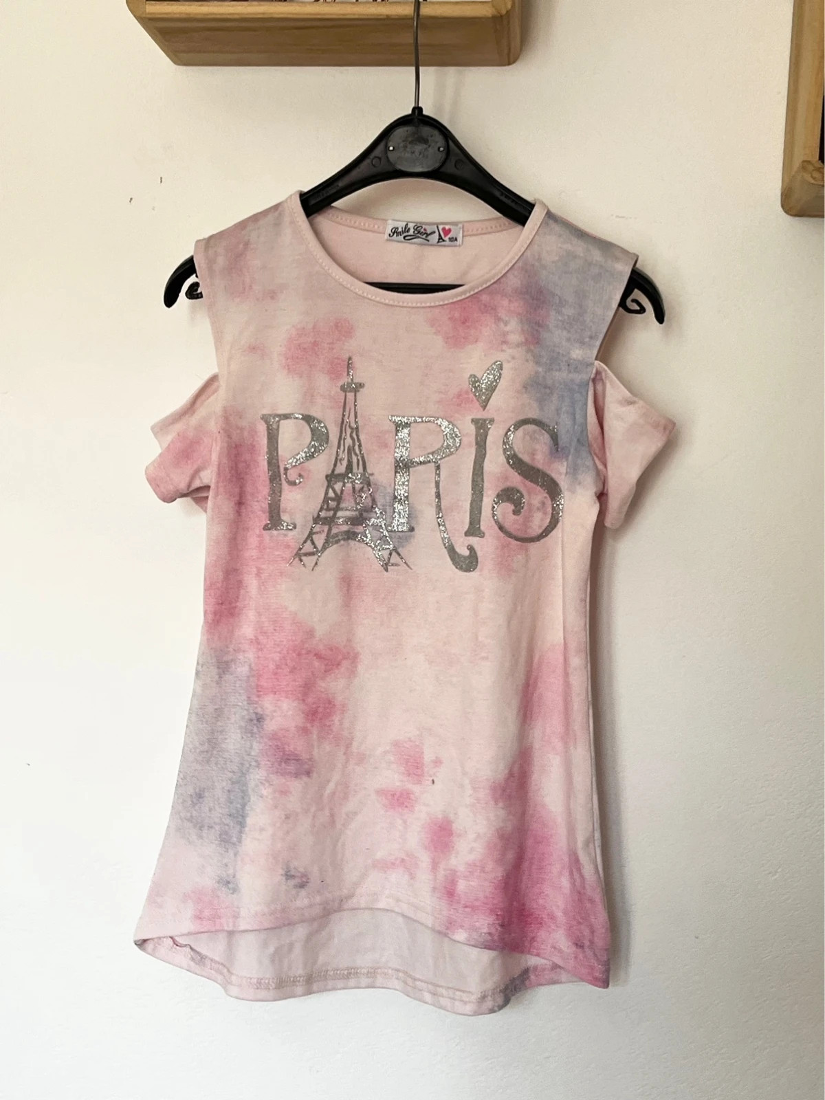 T-shirt épaule, dénudée/ taille 10 ans / Smile Girl