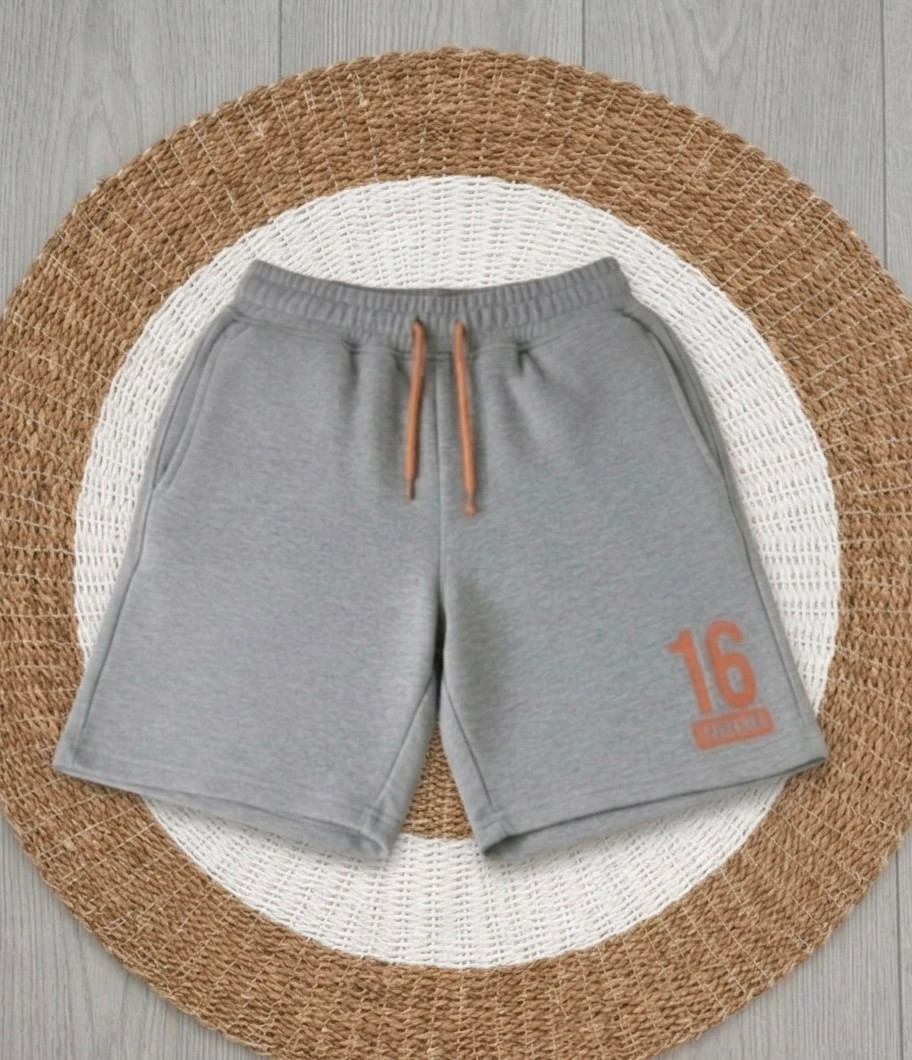 Short In extenso gris / orange , Taille 10 ans – In Extenso – taille 10 ans / 140 cm