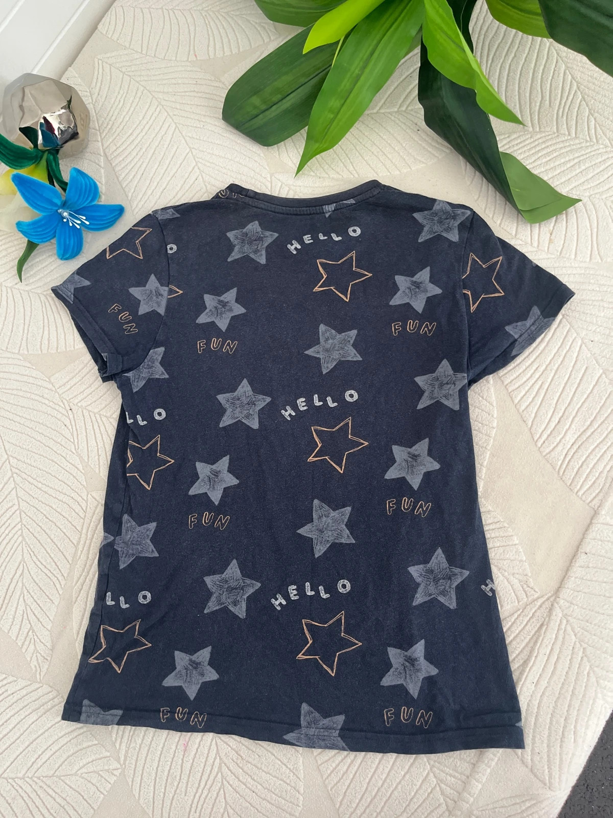 T-shirt Kiabi - Taille 12 ans / 100% Coton bleu – Kiabi – taille 12 ans / 152 cm 2
