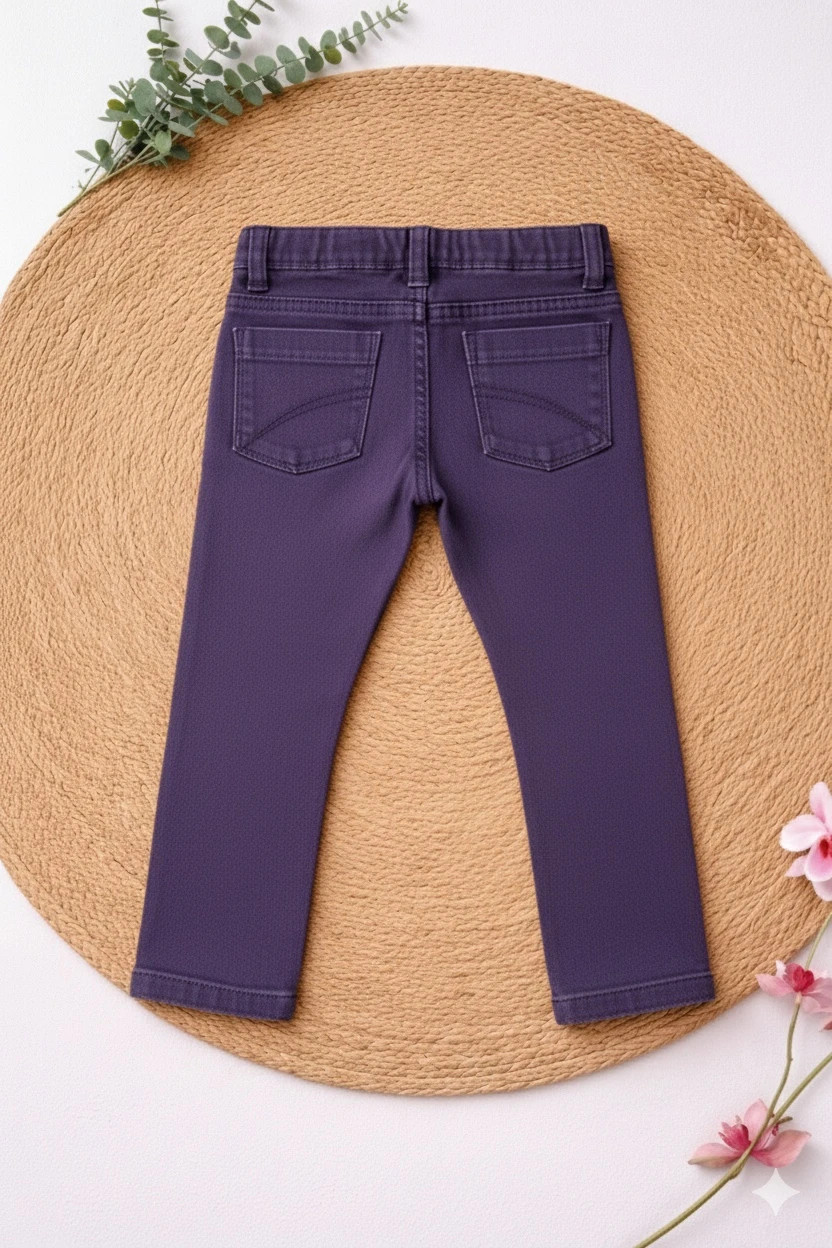 Pantalon violet taille 2/3 ans – taille 18-24 mois / 86 cm 2
